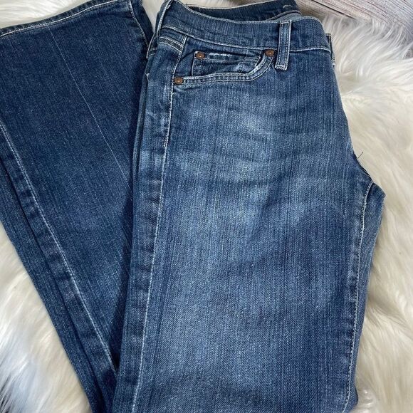 7 For All Mankind Mid Rise Original Bootcut Jeans Sz 26 - Picture 1 of 11